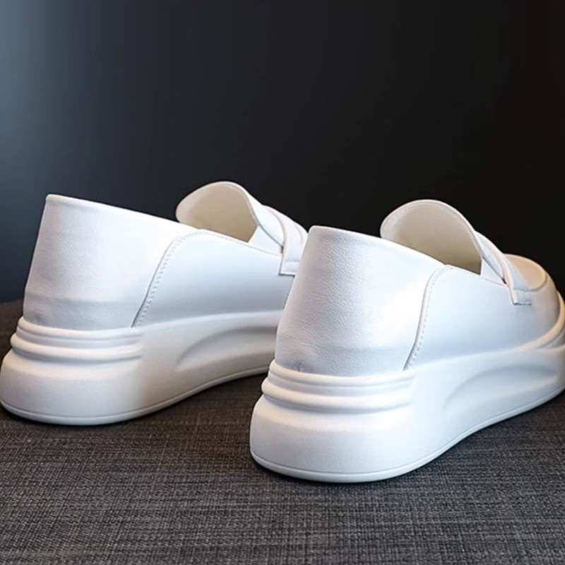 Women's White Leather Footwear - Insole Memory Foam のレビューと価格