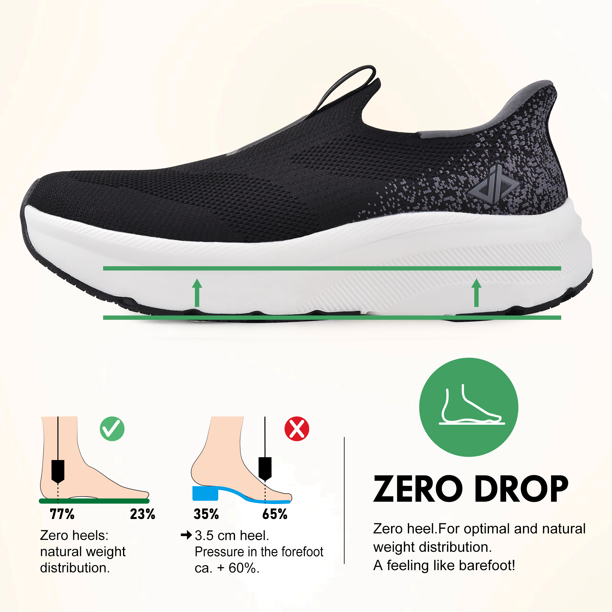 Mens Slip in Free up Hands Sho - Sneaker Case のレビューと価格