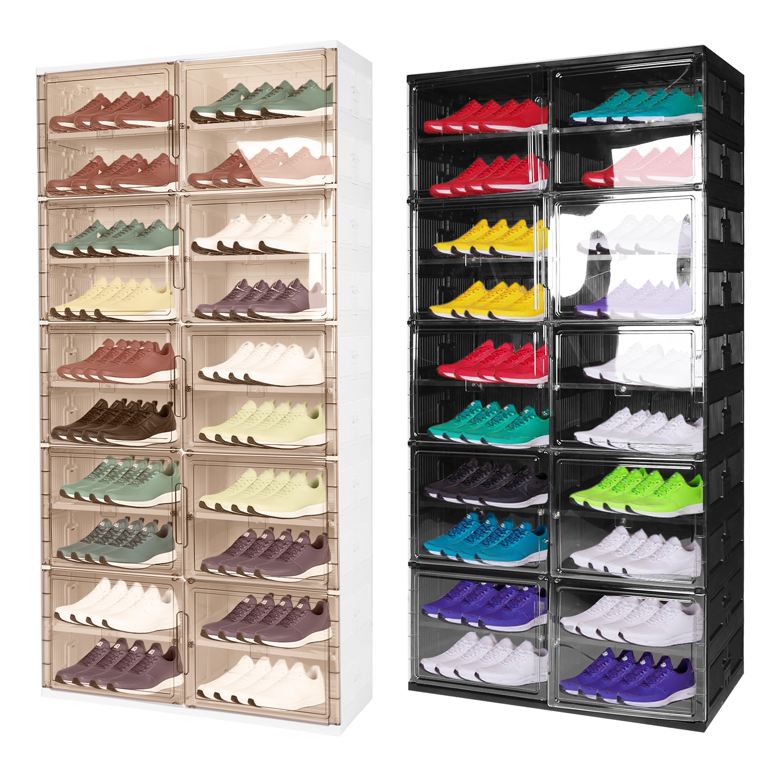 Foldable Shoe Rack Organizer D - Sneaker Care Shoe Box のレビューと価格