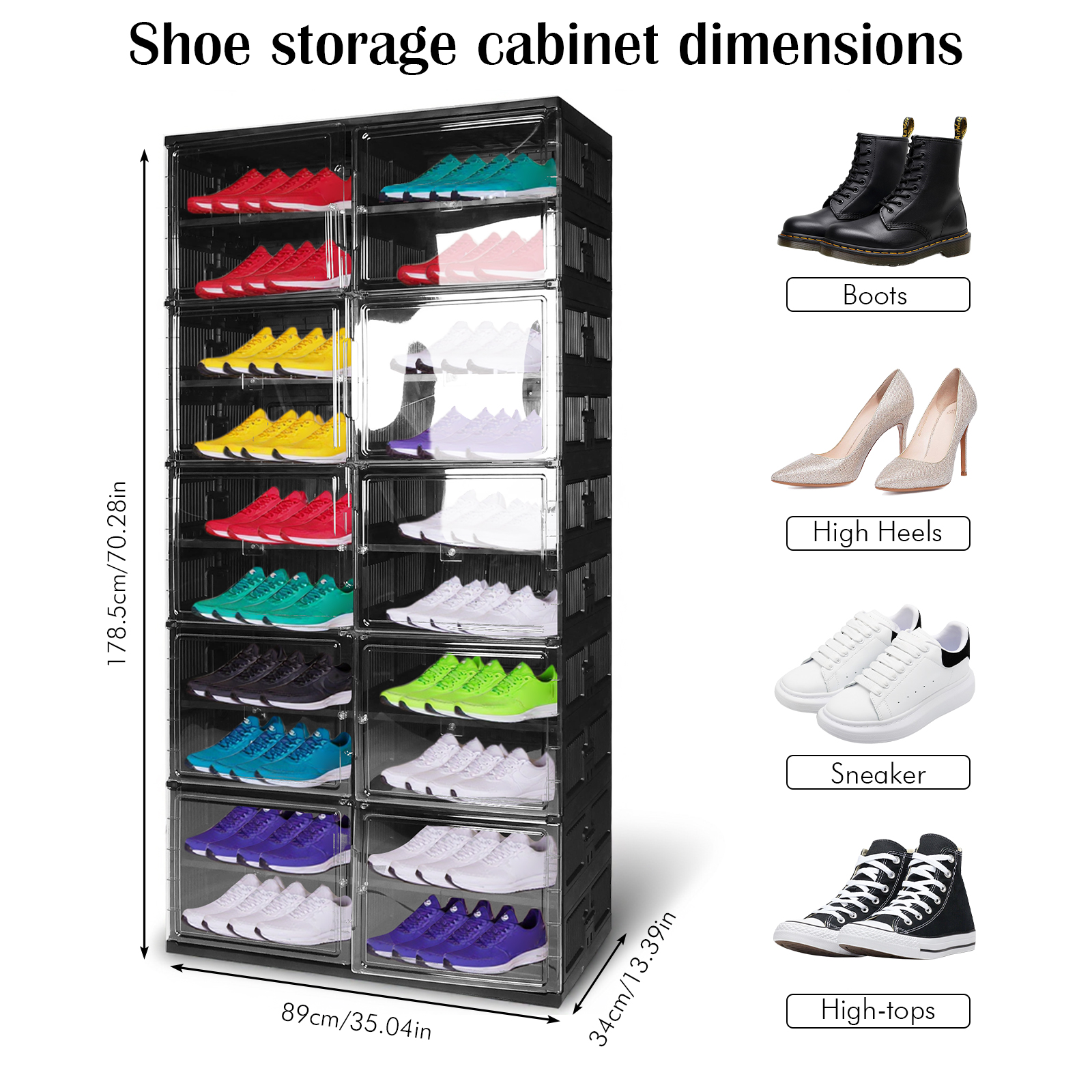 Foldable Shoe Rack Organizer D - Sneaker Care Shoe Box のレビューと価格