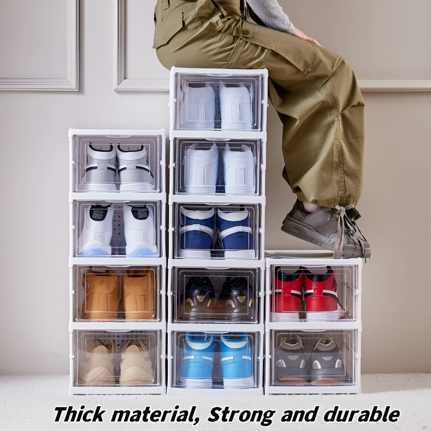6 Layers Shoes Box Foldable Tr - Sneaker Care Shoe Box のレビューと価格