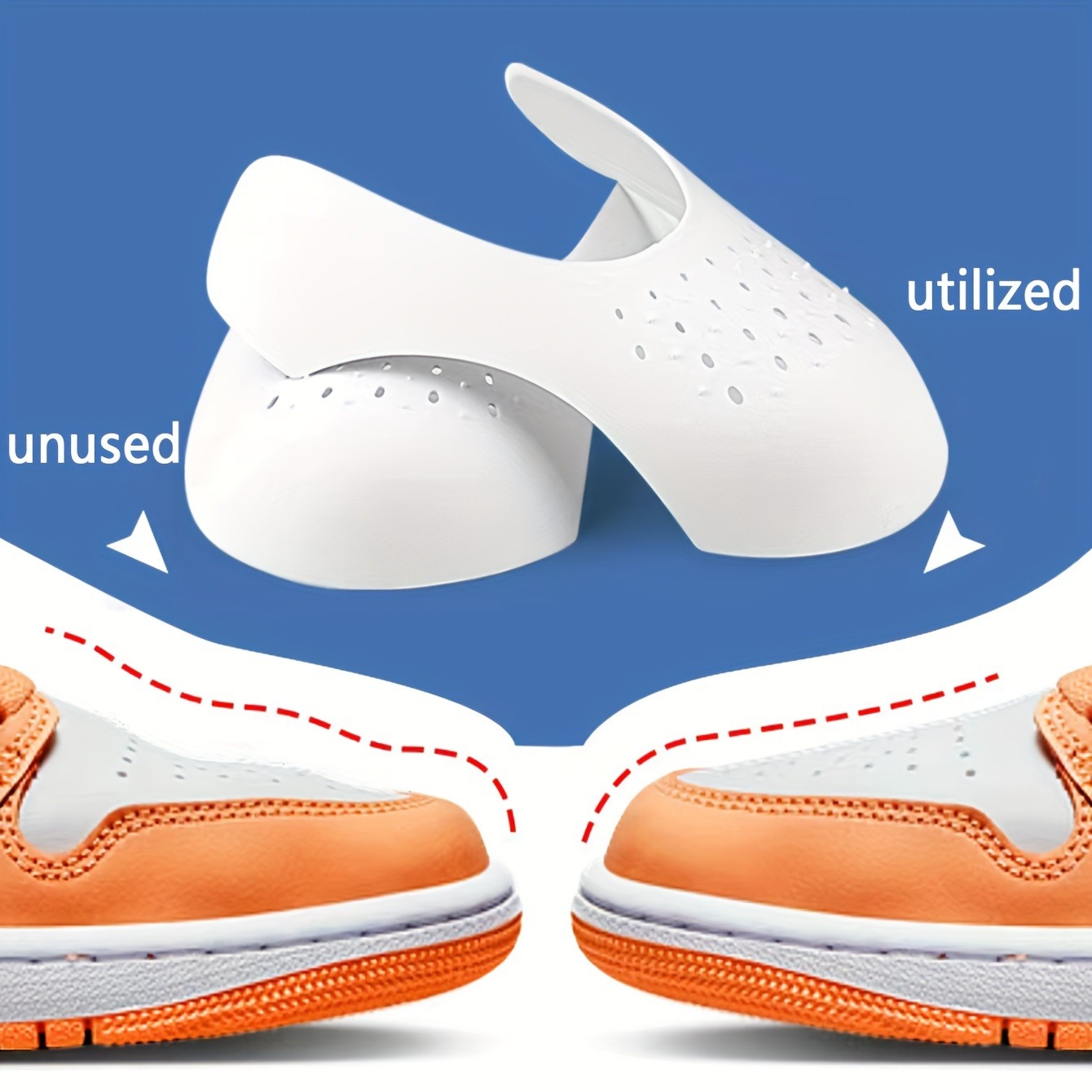 4 PCS Anti-Wrinkle Shoe Shield - Sneaker Care Crease Protector のレビューと価格