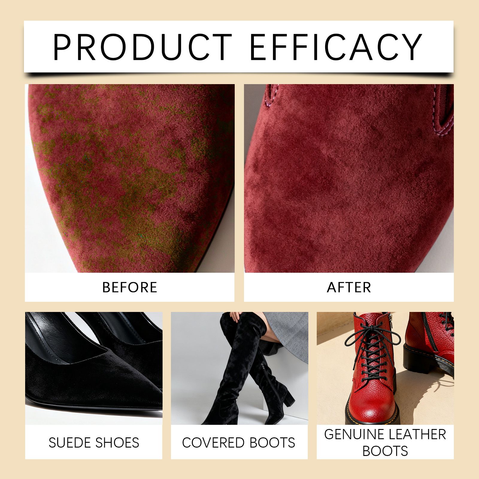 Suede Cleaner Spray Nubuck Car - Sneaker Shoe Care Kit のレビューと価格