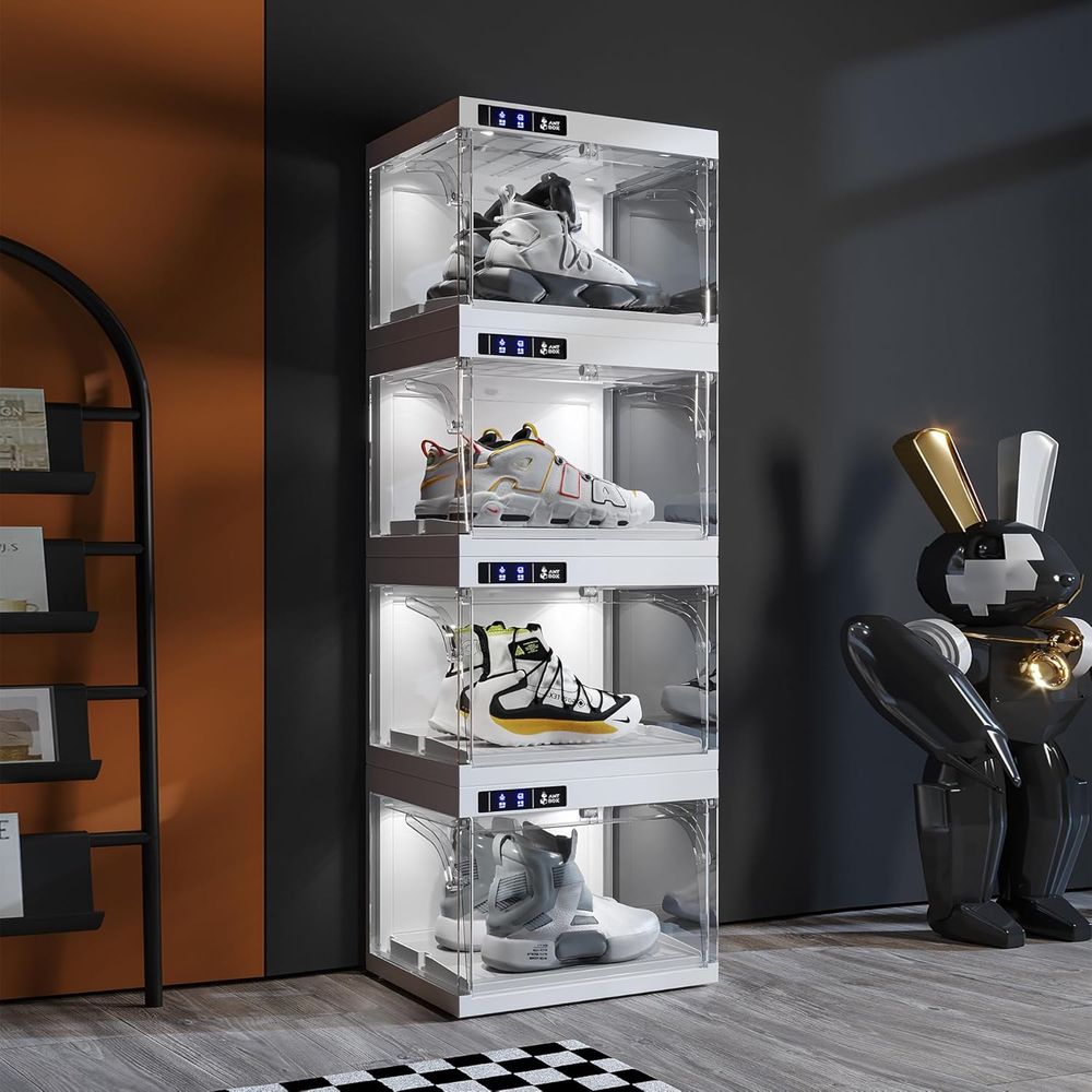 Smart LED Shoe Organizer, Clea - Sneaker Case のレビューと価格