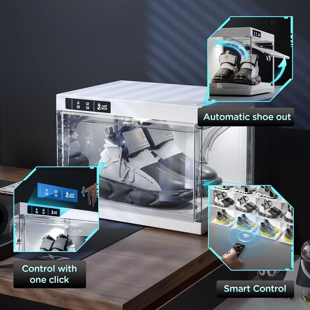Smart LED Shoe Organizer, Clea - Sneaker Case のレビューと価格