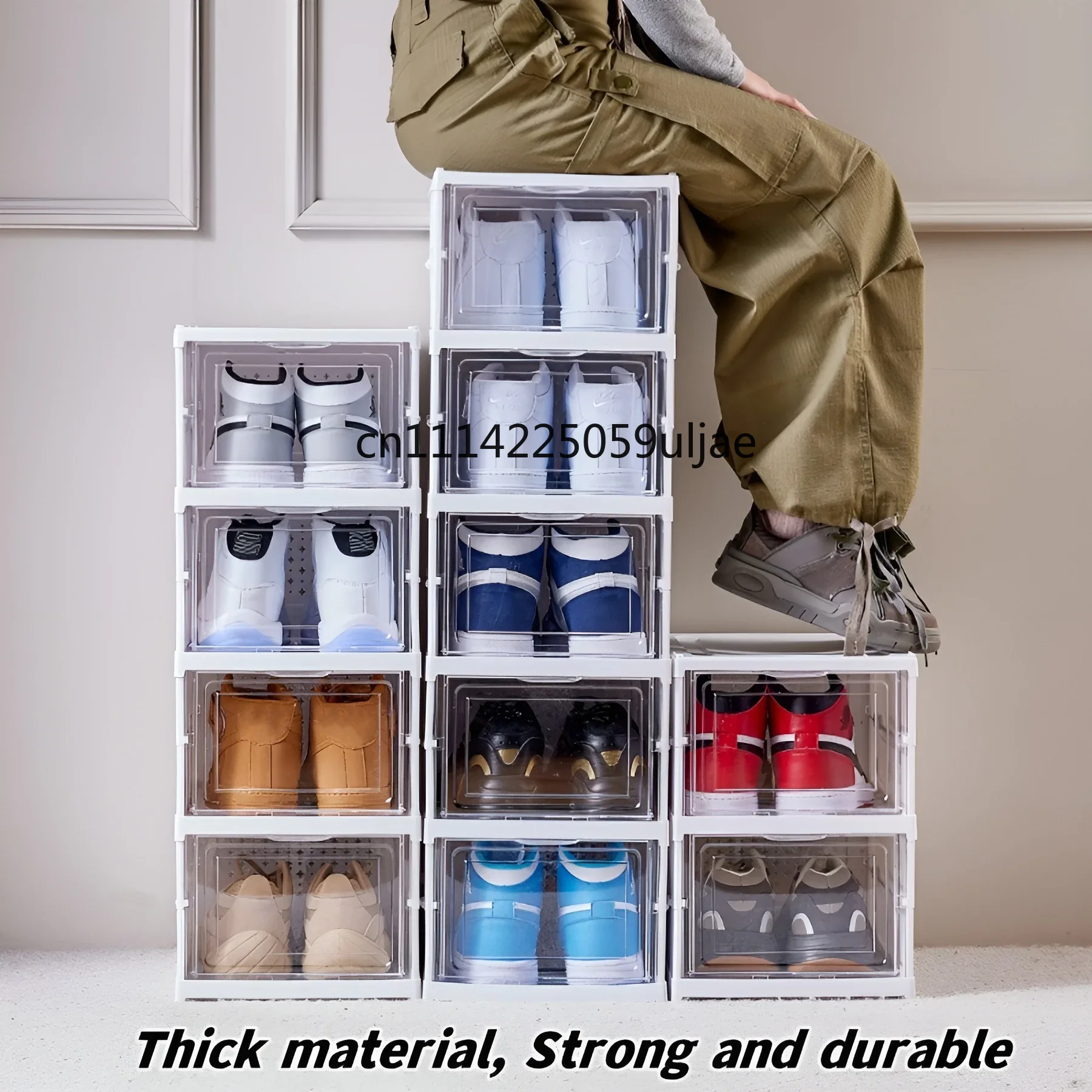 6 Layers Shoes Box Foldable Tr - Sneaker Case のレビューと価格