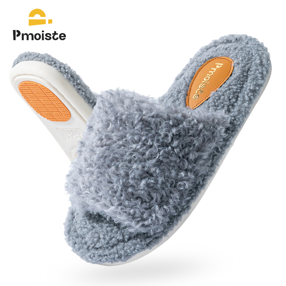 Pmoiste Fuzzy House Slippers W - Insole Memory Foam のレビューと価格