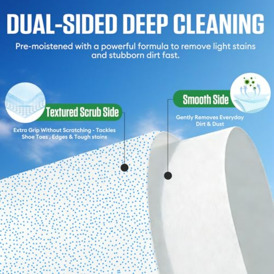 Sneaker Cleaning Wipes, Dual-S - Sneaker Cleaner のレビューと価格