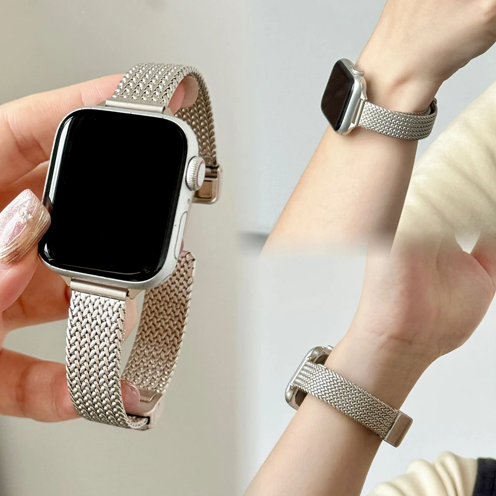 Women Metal Strap for Apple Wa - Sneakers Er のレビューと価格