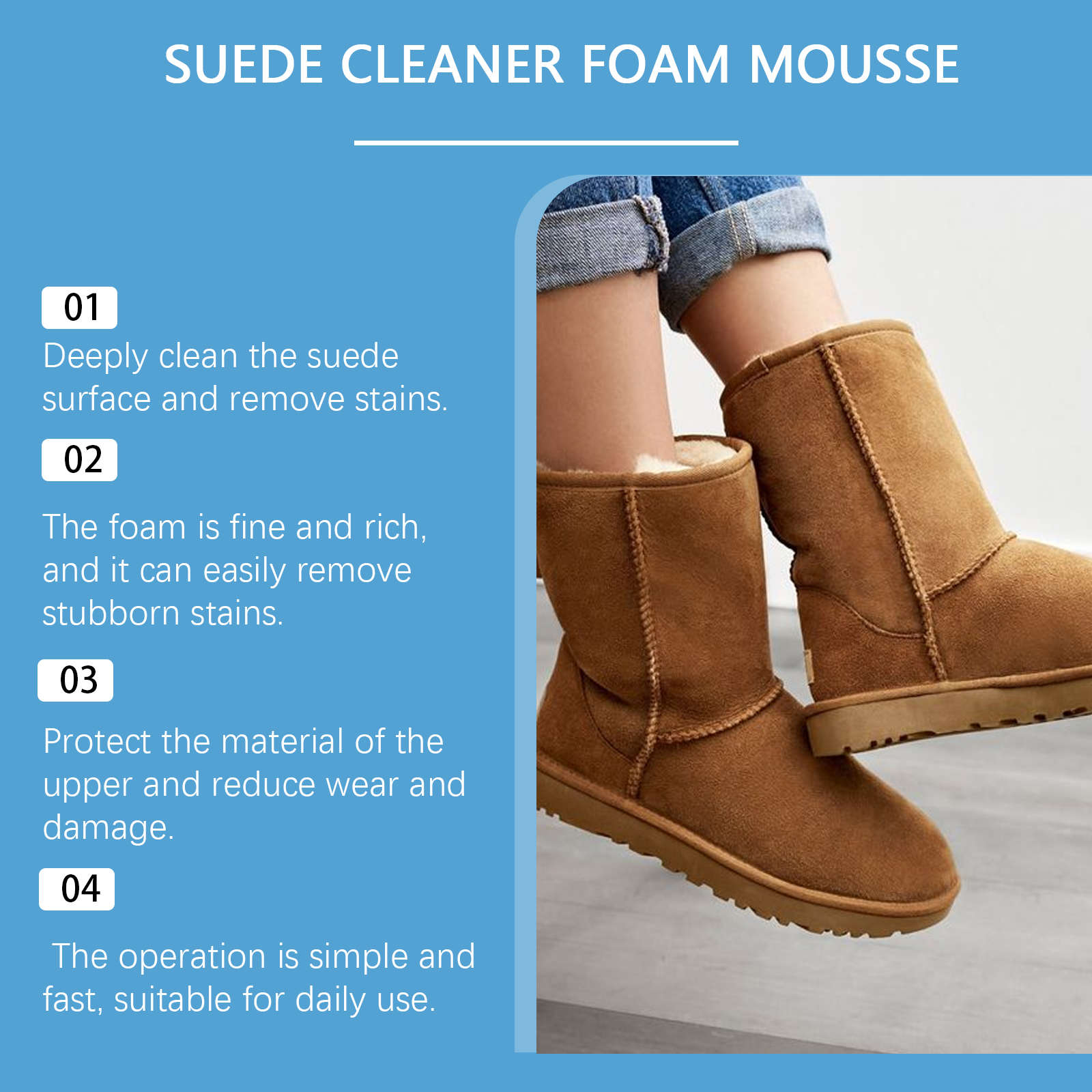 Suede Cleaner Kit Leather Velv - Sneaker Care Suede のレビューと価格