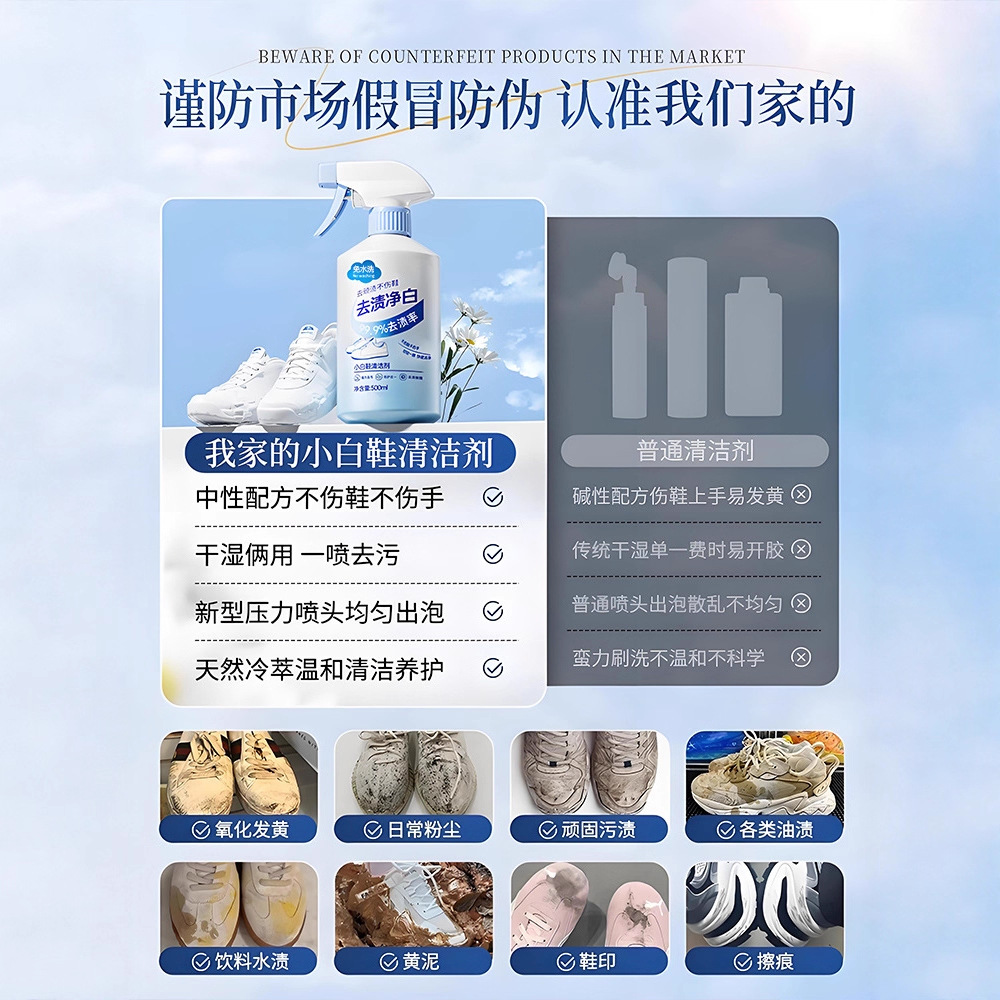 500ml white shoe cleaner no cl - Sneaker Care Suede のレビューと価格